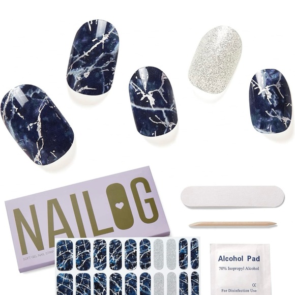 NIB NAILOG Gel Nail Polish Strips & UV Lamp - Picture 8 of 9